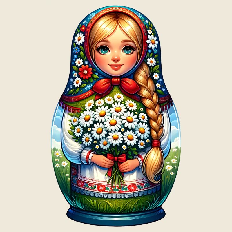  Matroschka auf russisch Matryoshka Doll Russian