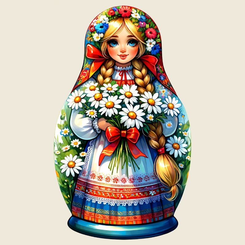  Matroschka auf russisch Matryoshka Doll Russian