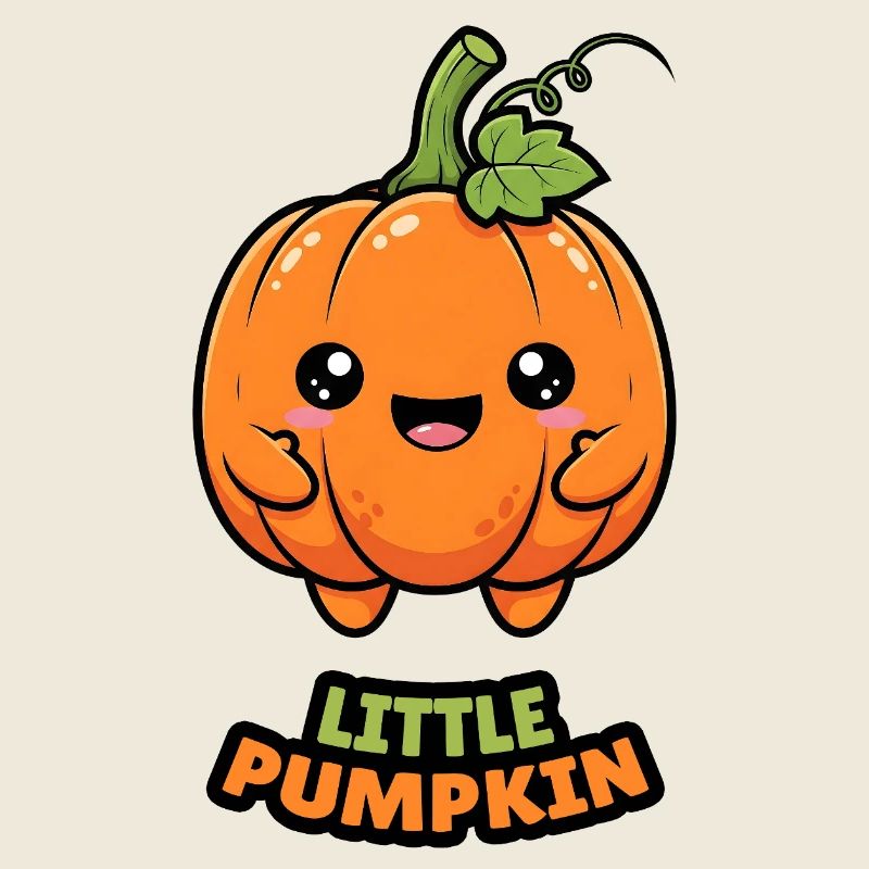Petite citrouille Motif d’automne de citrouille douce