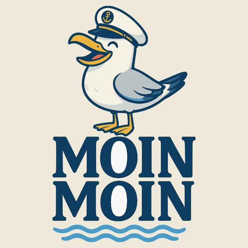Seagull Captain Moin Moin Imprimer