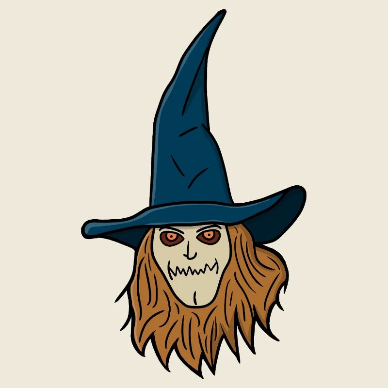 Sorcière épouvantail