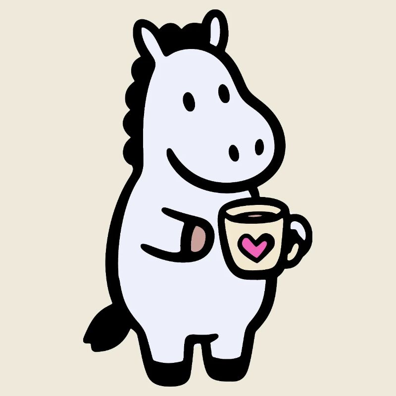 HerzHippo Kaffee Begleiter