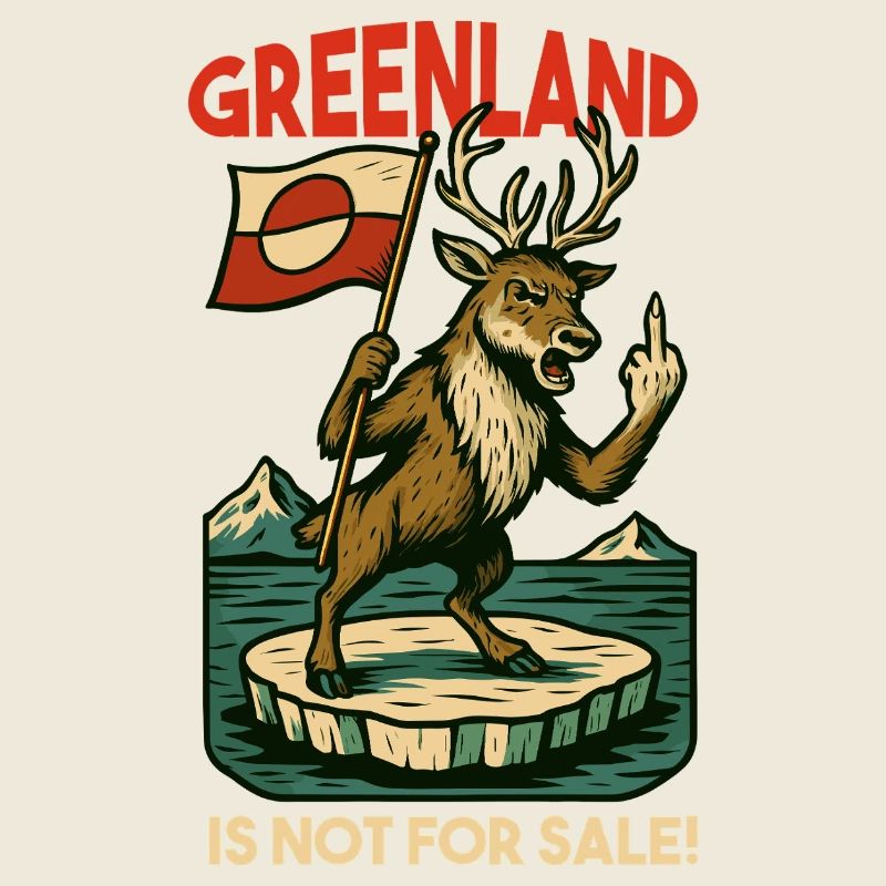 Le Groenland n’est pas à vendre. Caribou.