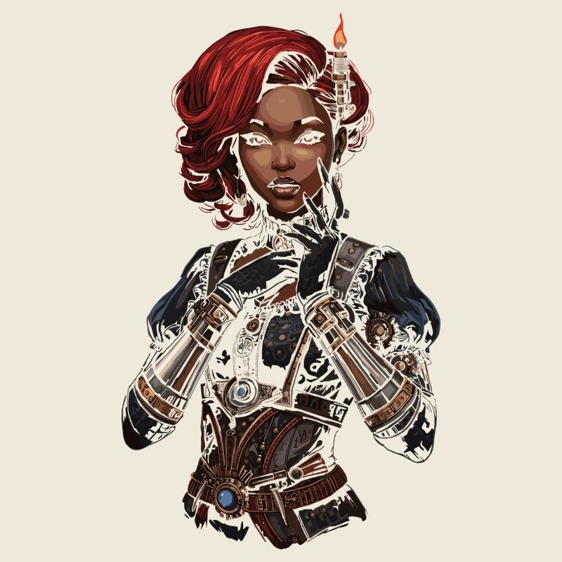 Steam Punk Schöne Frauen Steampunk