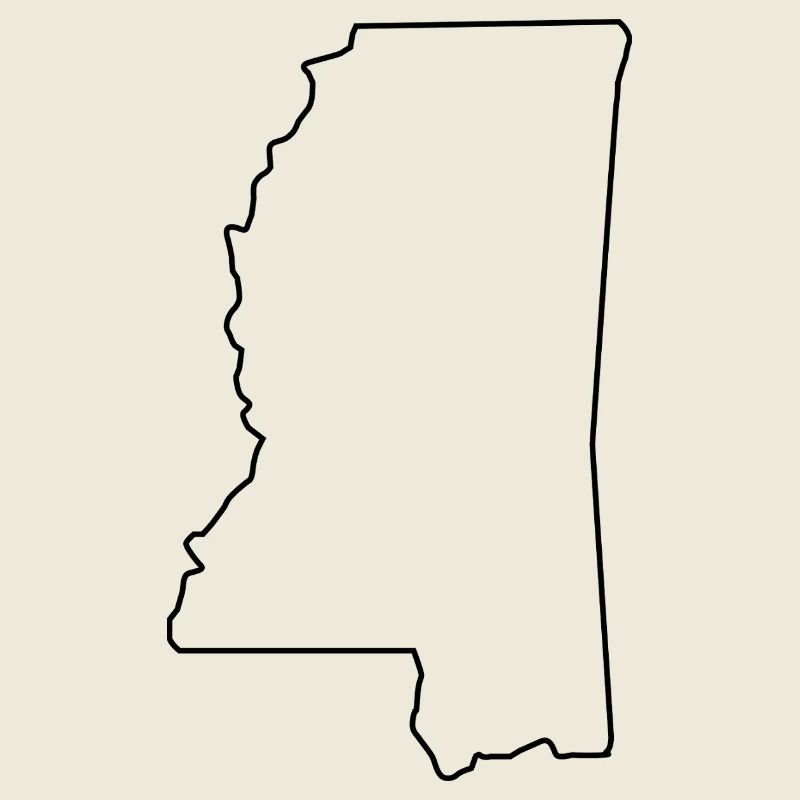 Mississippi map