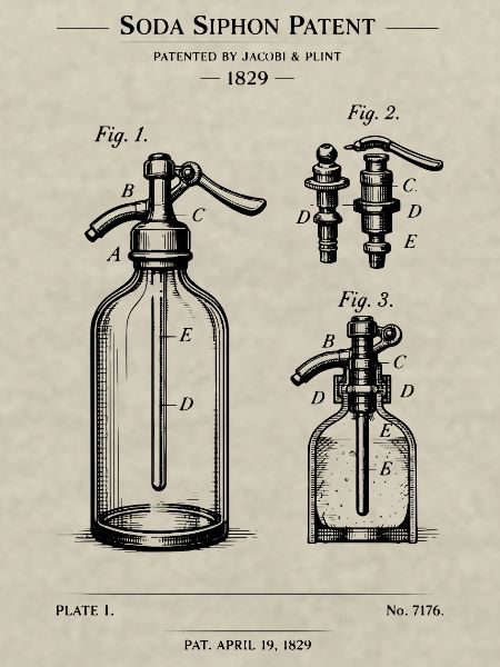 Design des Soda-Siphone-Bauplans