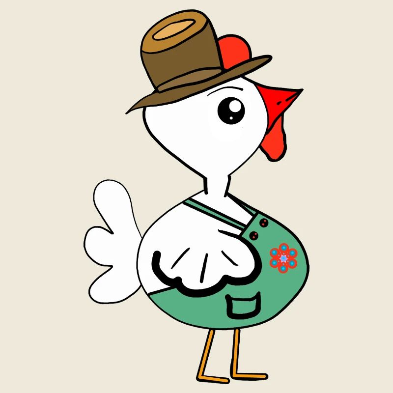 Chicken Chicken Straw Hat Hat Child