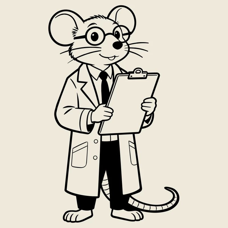 scientist mouse