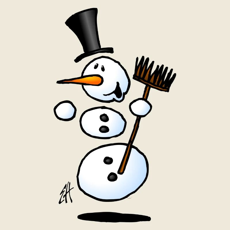 Tanzen Schneemann