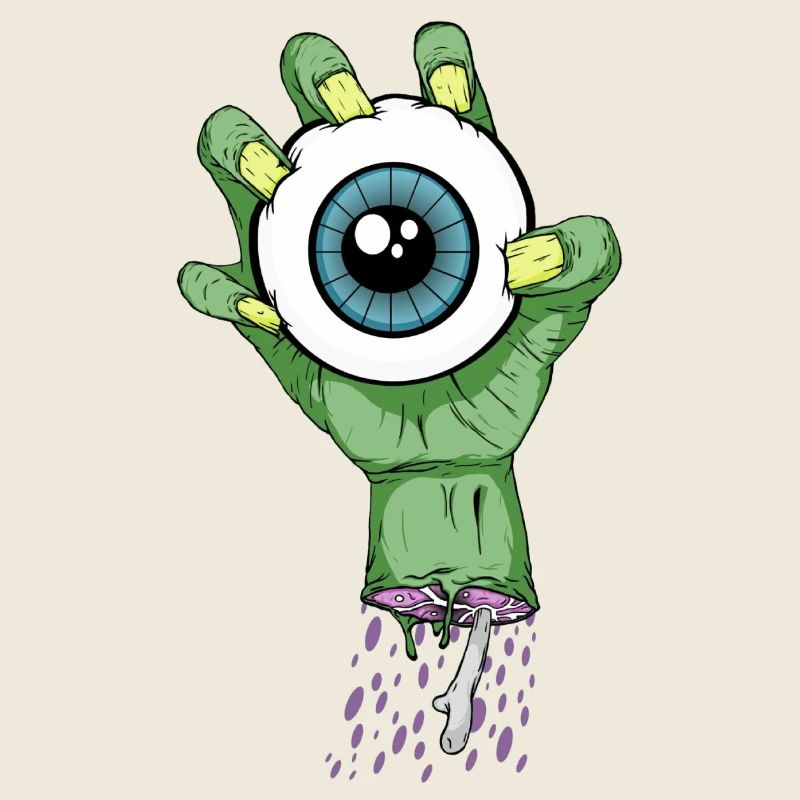 Oeil de zombie