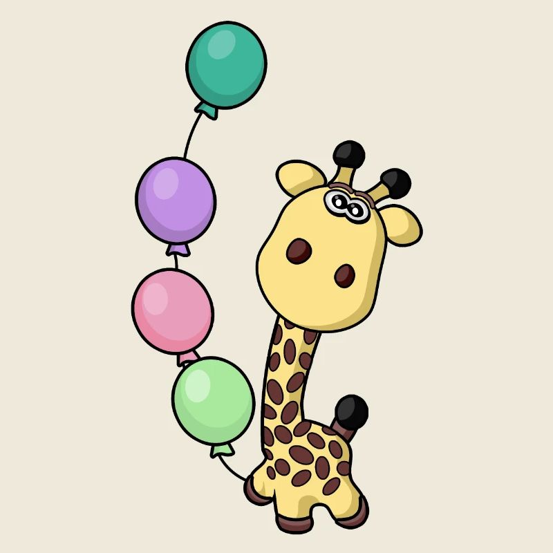 happy birth party - birth giraffe
