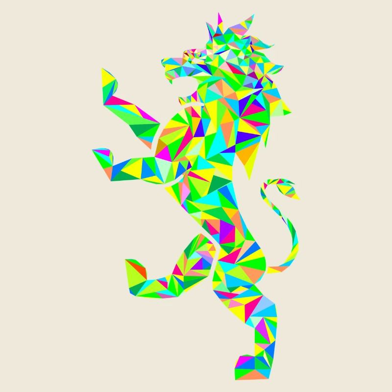 Polygone du Lion coloré