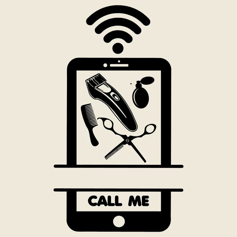 Anruf Telefon Friseur Haarschnitt