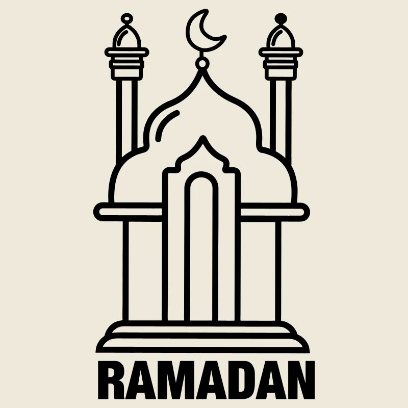 Mosquée du Ramadan transparente