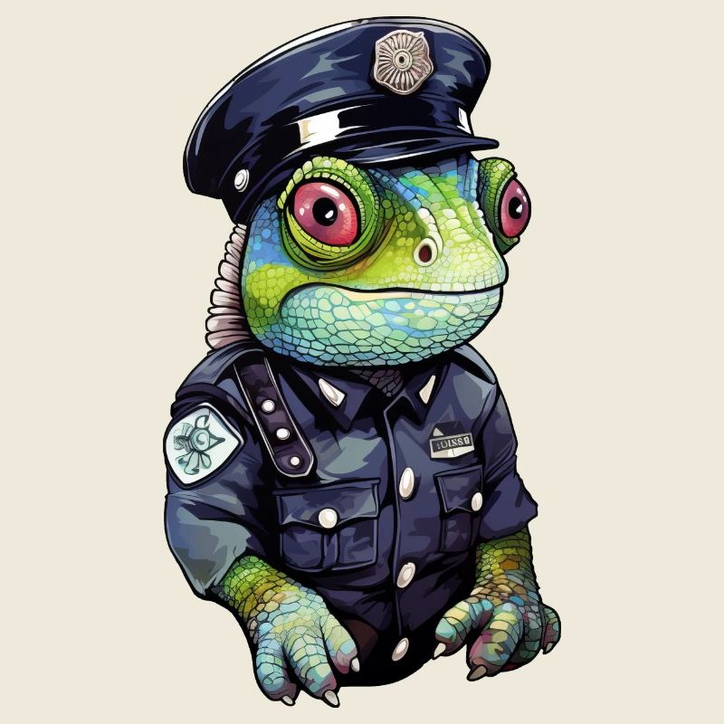 Chameleon Policewoman
