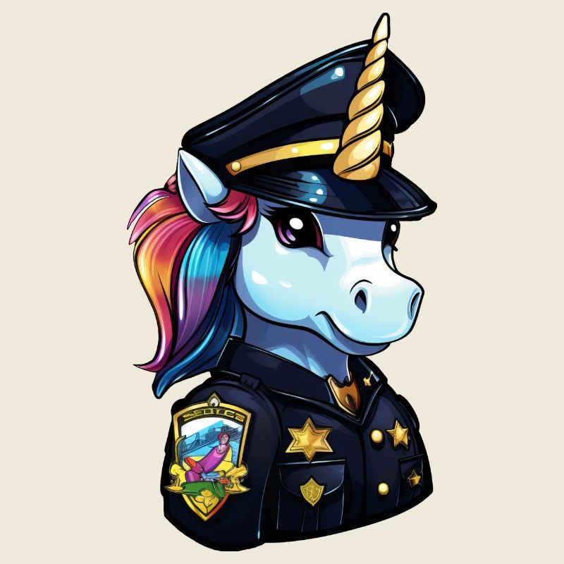 Einhorn Polizei