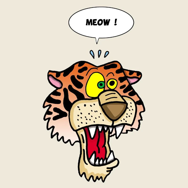 Miauen des Tigers
