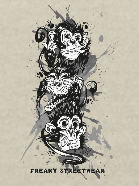 three monkeys
