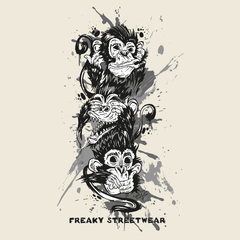 three monkeys