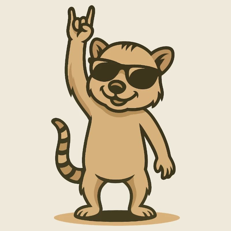 Cool coati rocker bébé