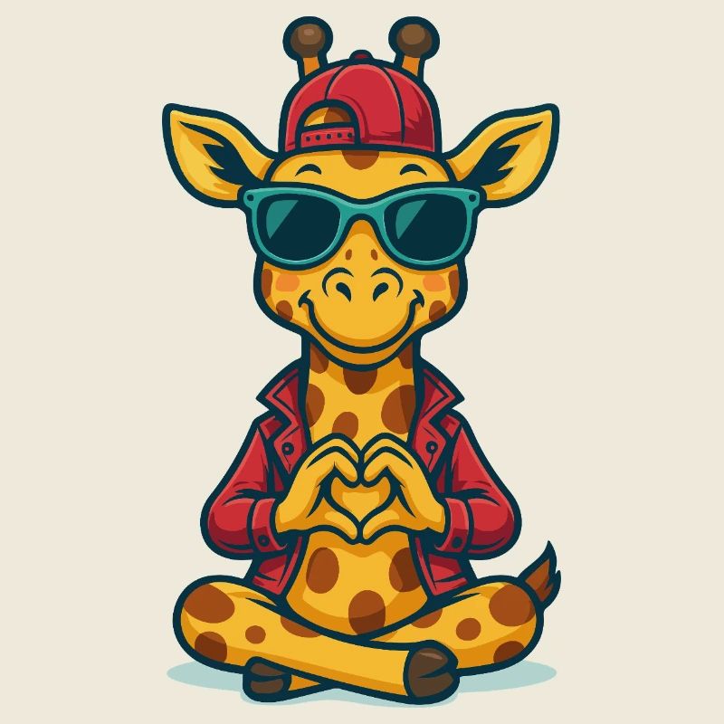 Giraffe in Love