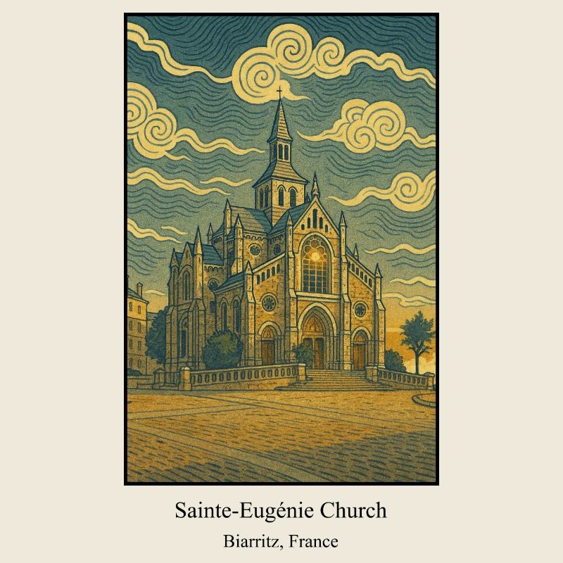 Kirche Saint-Eugénie, Biarritz, Frankreich