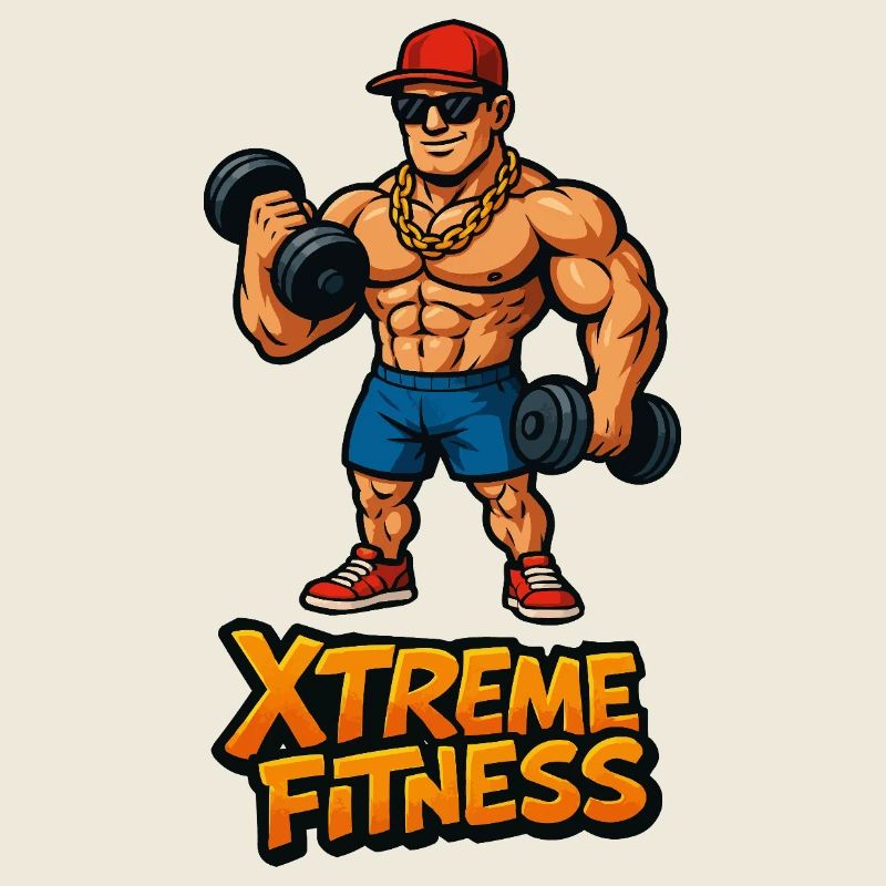 Xtreme Fitness Bodybuilder Design
