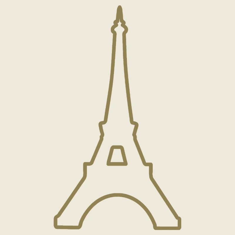 Eiffel Tower Paris minimalist landmark