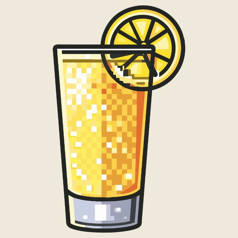 Verre à boisson Pixel Lemon