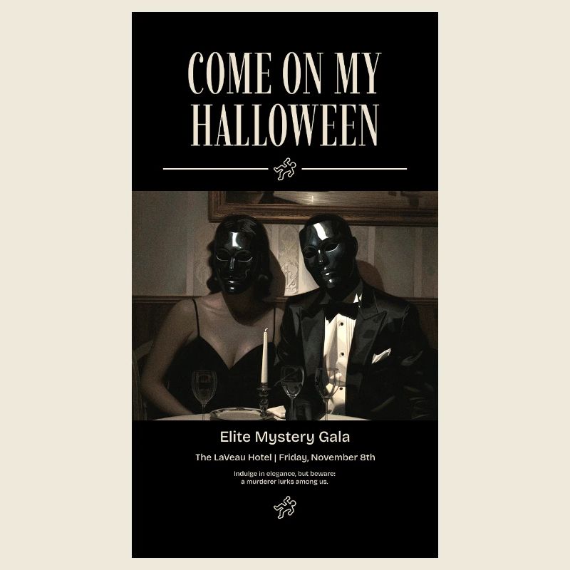 Mascarade de gala d’Halloween