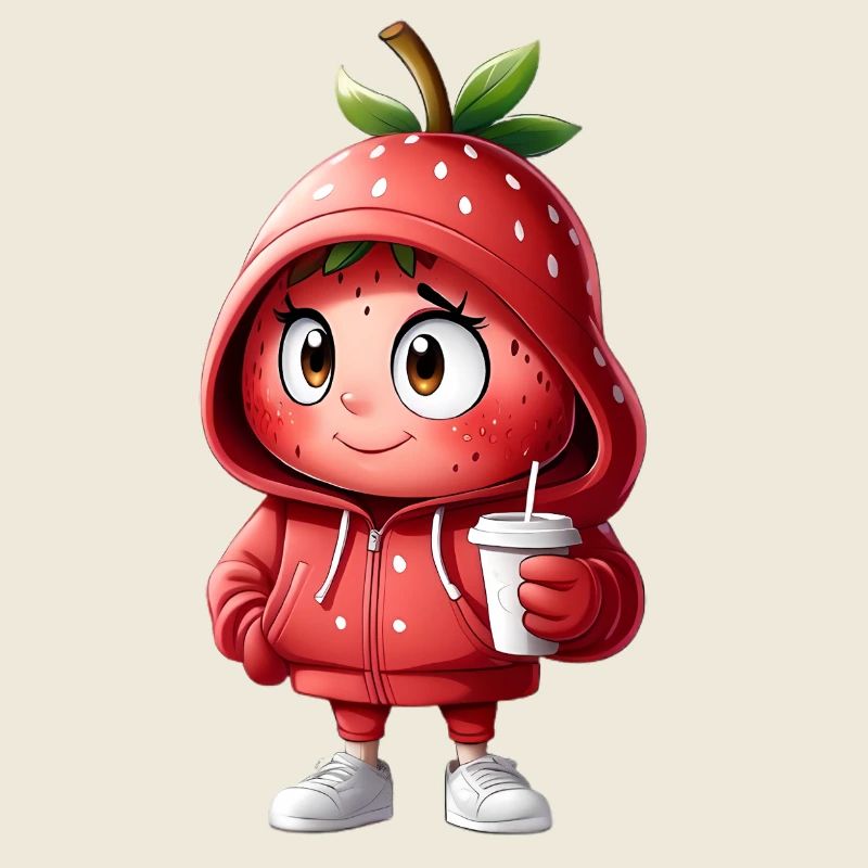 Erdbeer Hoodieheld