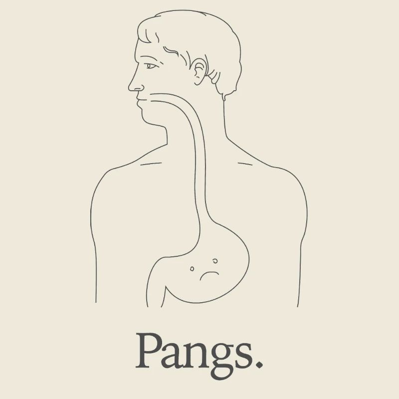 Dessin au trait de l’anatomie des douleurs