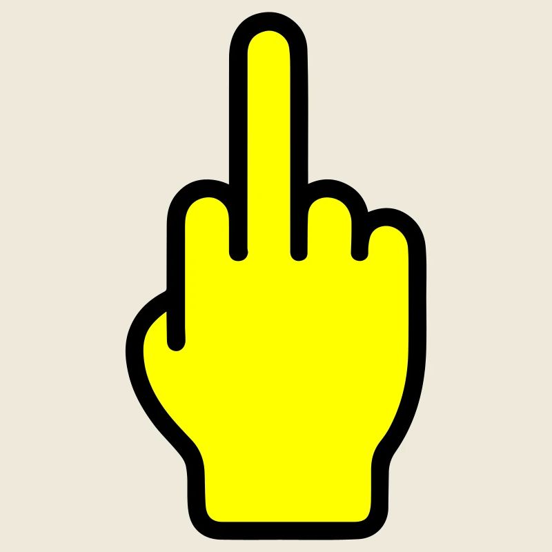 Mittelfinger Symbol