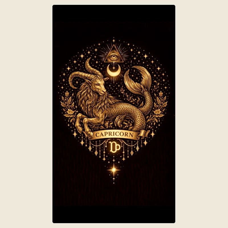 Collection du zodiaque d’or – Astrologie du Capricorne