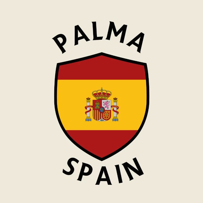 Palma Spanien Schildflagge