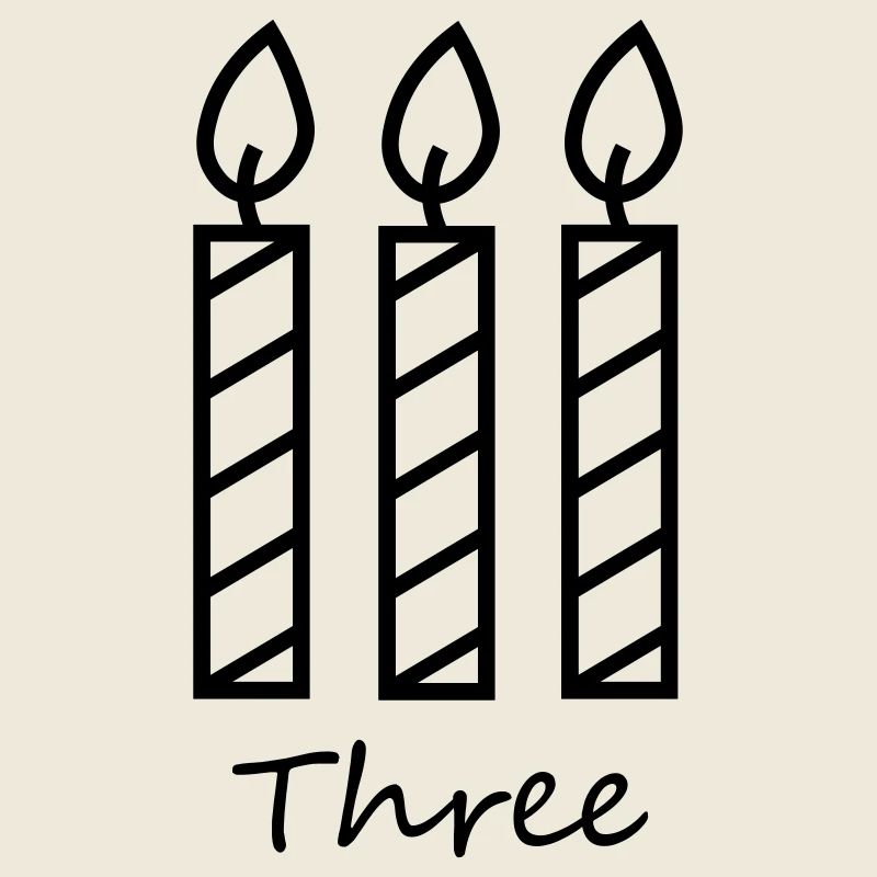 Trois bougies