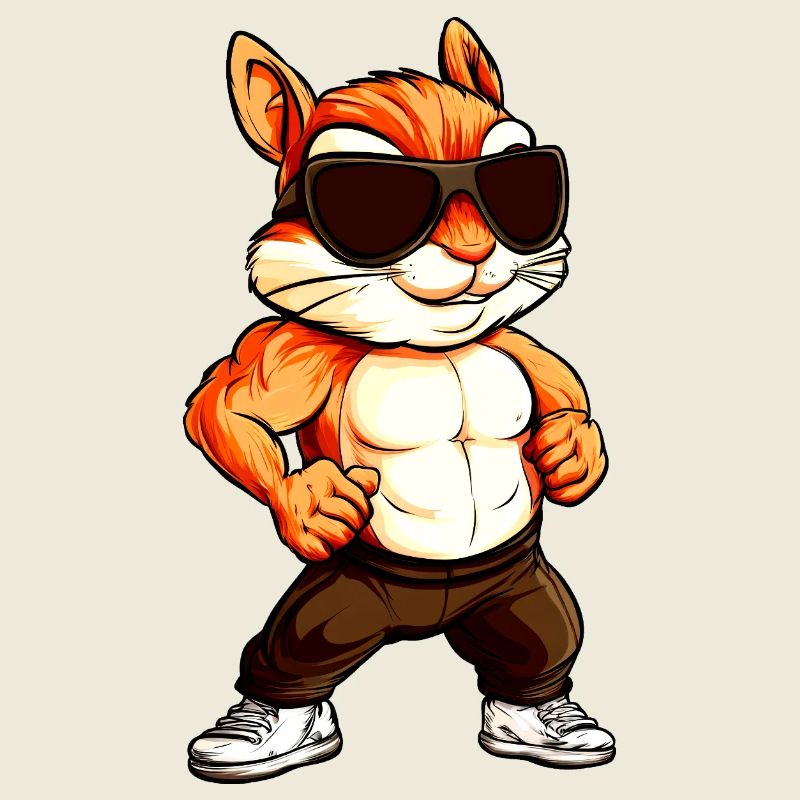 Cooles Streifenhörnchen
