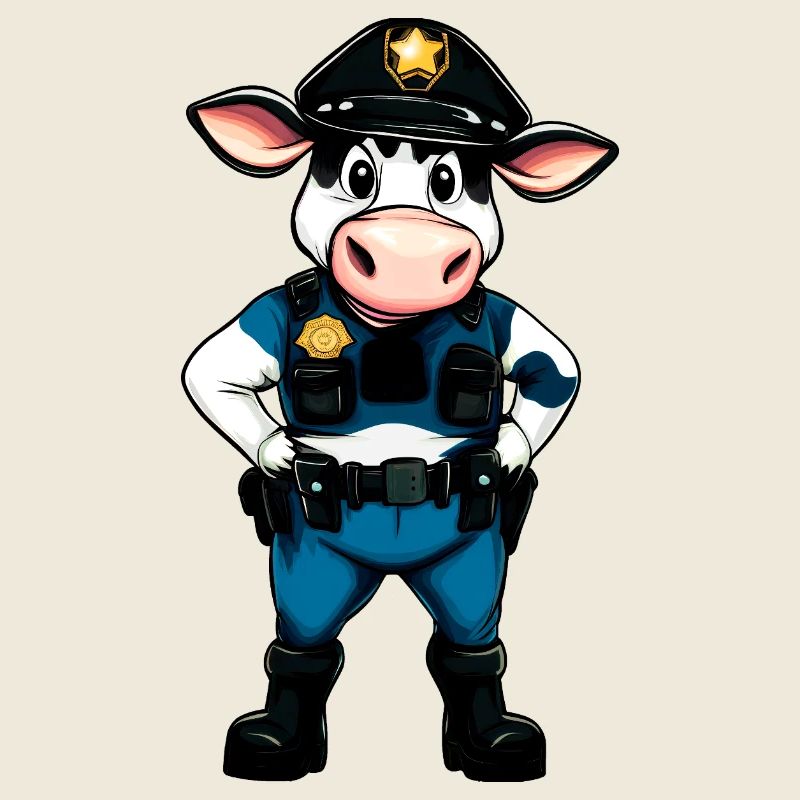 Polizei Kuh