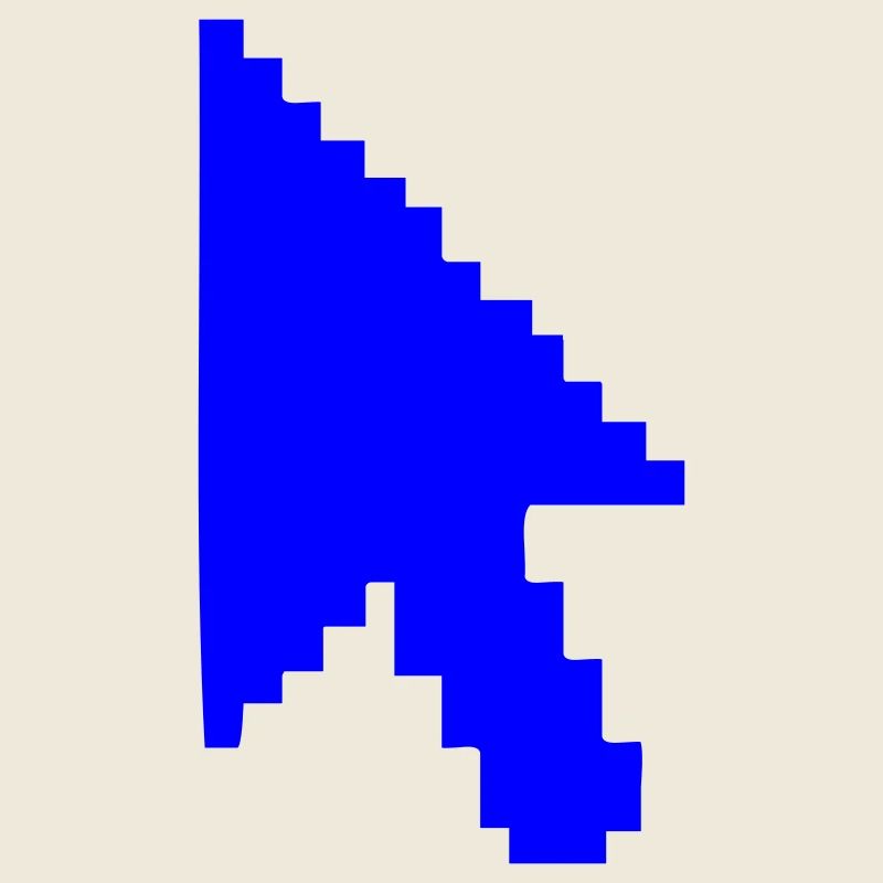 Pointer Mouse Silhouette
