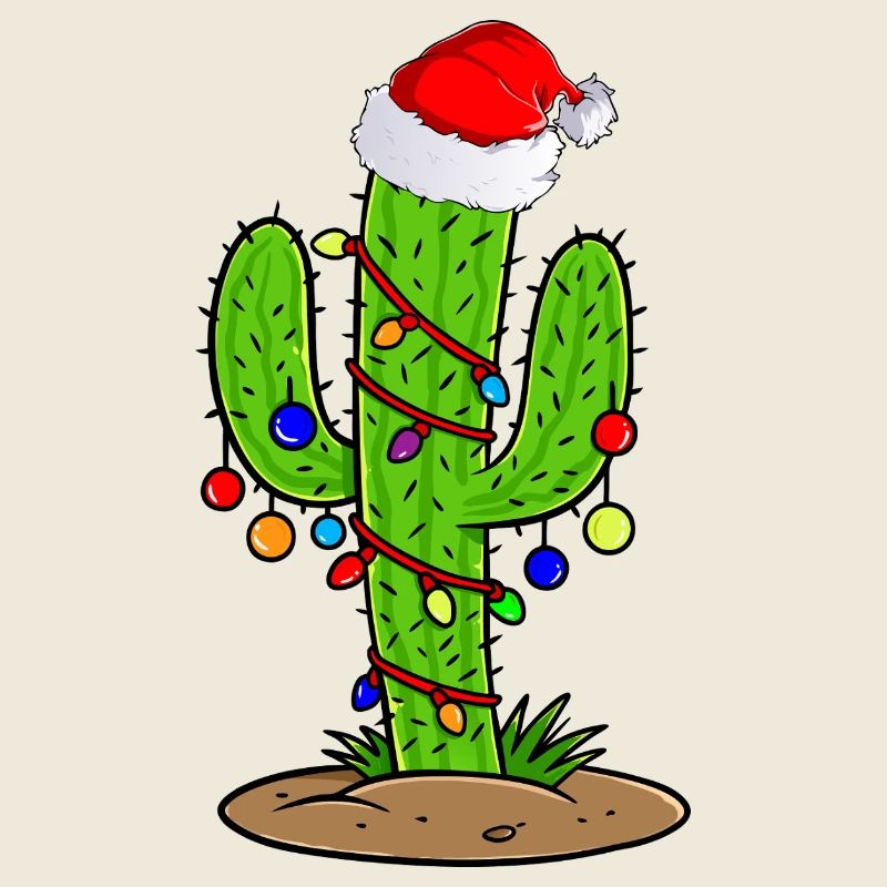 Kaktus-Weihnachtslichter