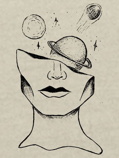 Kosmische Kunstgrafik