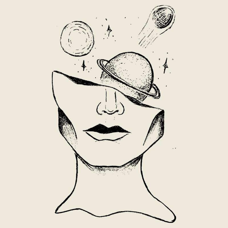 Kosmische Kunstgrafik