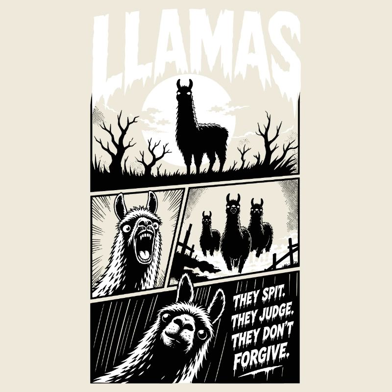 Les lamas qu’ils crachent, ils jugent l’horreur