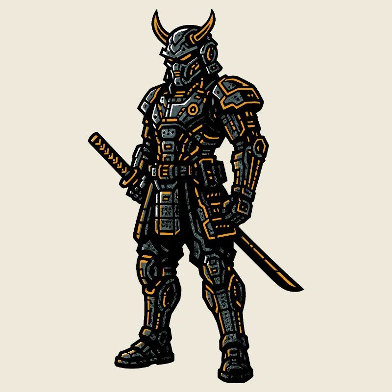 Cyberpunk Samurai