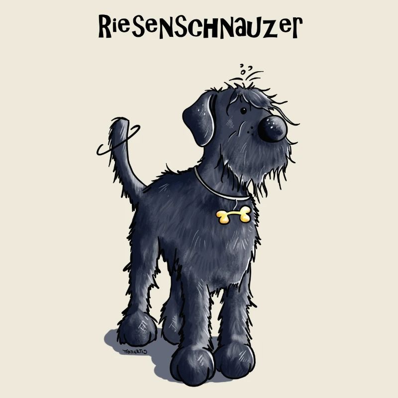Süßer Riesenschnauzer