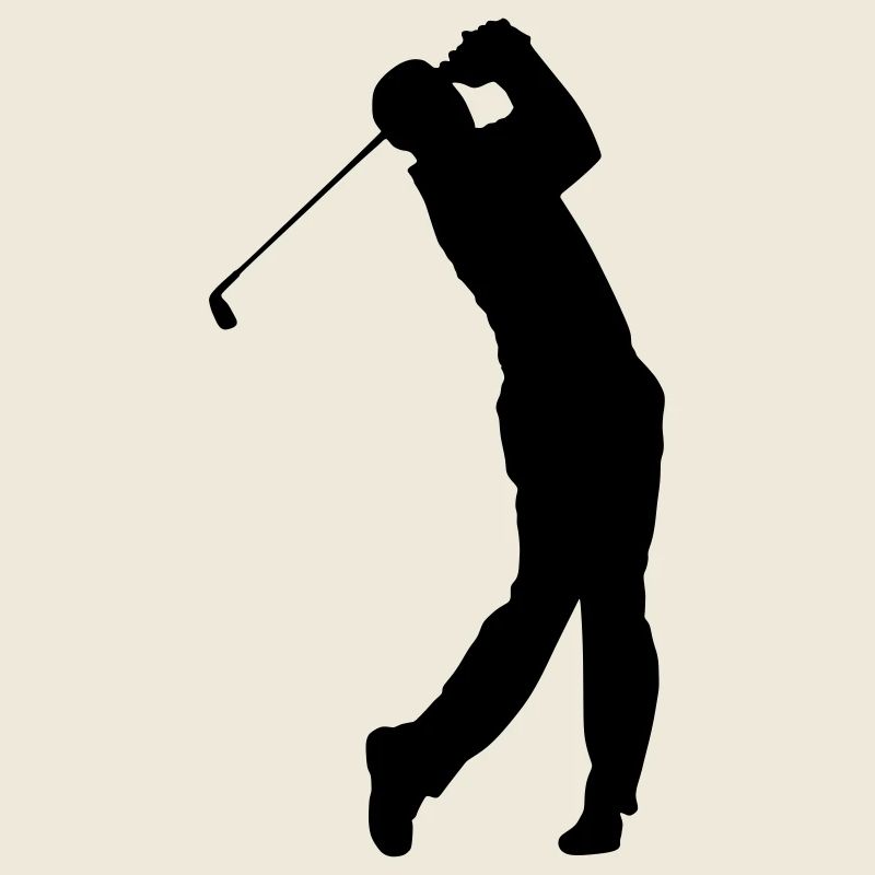 Ombre de golfeur