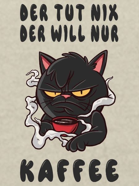 Kaffee Katzen Design