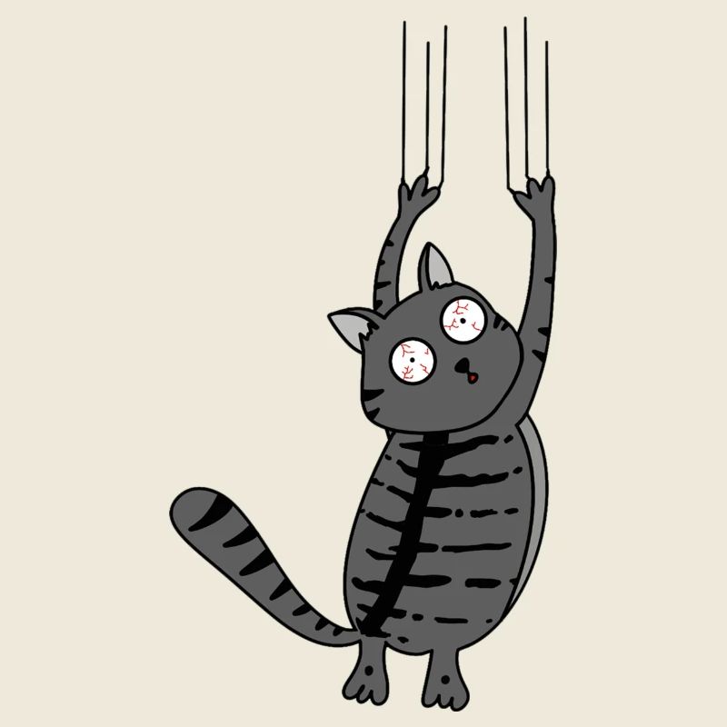 Panic Cat Version rayée
