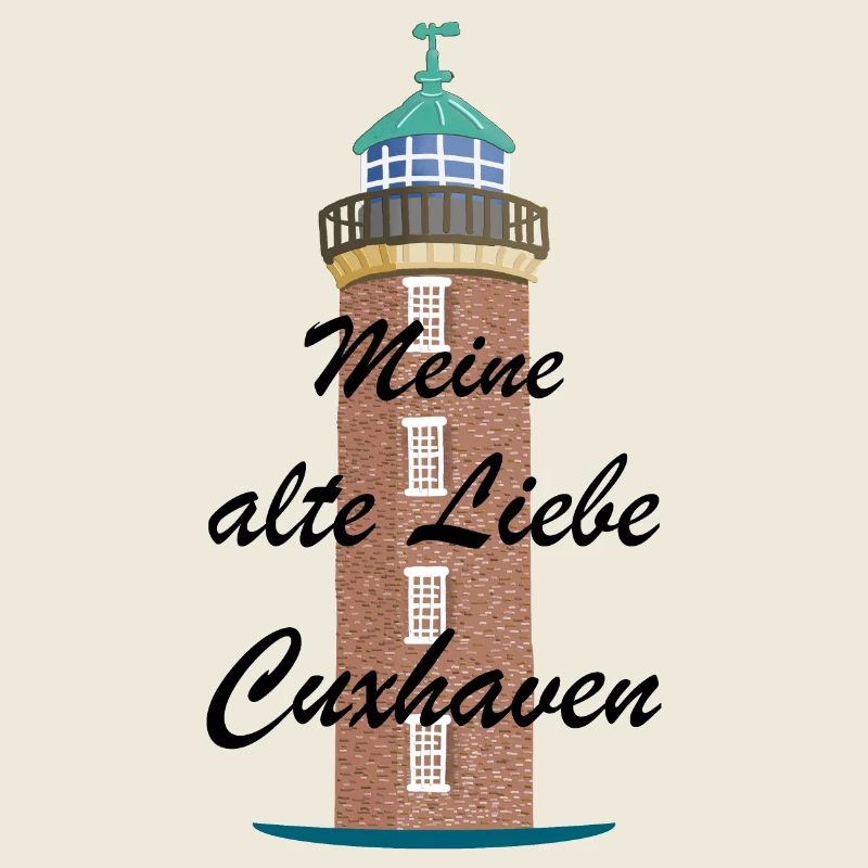 Cuxhaven, Hamburger Leuchtturm an der Alten Liebe