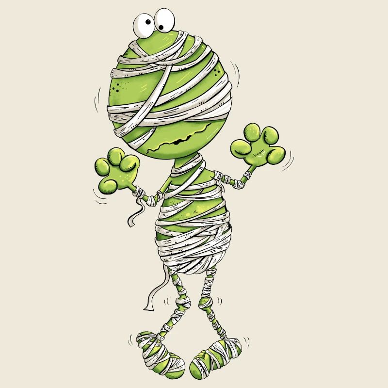 Frog Mummy Halloween